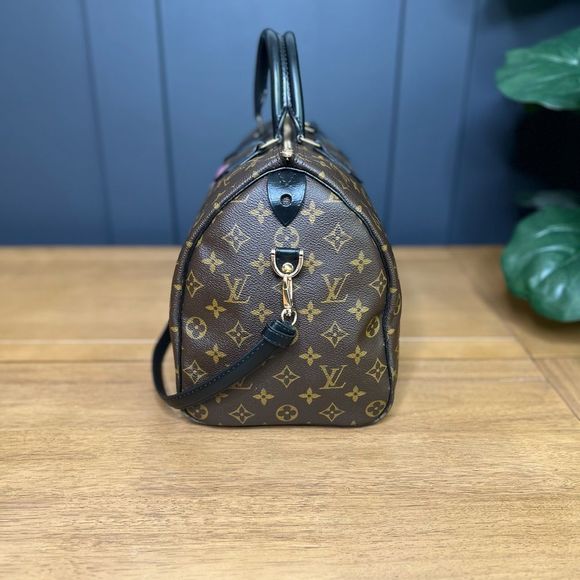 COPY - 💯 AUTH Louis Vuitton Speedy 35 custom My World Tour bag - Picture 4 of 14
